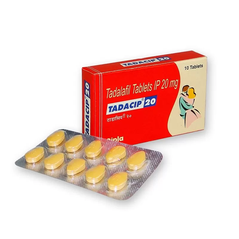 10 pastillas de Tadacip 20 mg